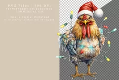 Christmas chicken clipart, Chicken clipart, Tangle up Product Image 2