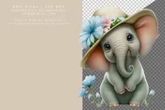 Elephant clipart, Safari clipart, Watercolor clipart Product Image 2