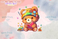 Cute Smart Animals Sublimation Clipart Product Image 4
