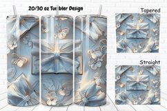 3D About Books Bow Coquette 20/30oz Skinny Tumbler Product Image 1