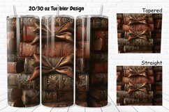3D About Books Bow Coquette 20/30oz Skinny Tumbler Product Image 1