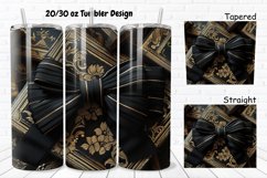 3D About Books Bow Coquette 20/30oz Skinny Tumbler Product Image 1