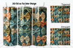 3D About Books Bow Coquette 20/30oz Skinny Tumbler Product Image 1