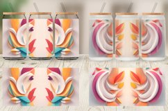 3D Abstract Autumn Glass Can Wraps Product Image 4
