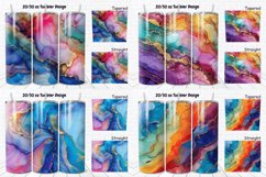 3D Abstract Boho Alcohol Ink Tumbler Bundle Product Image 5