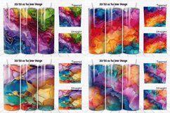 3D Abstract Boho Alcohol Ink Tumbler Bundle Product Image 6