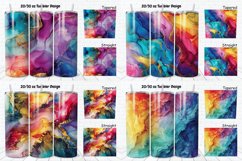 3D Abstract Boho Alcohol Ink Tumbler Bundle Product Image 3