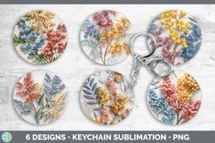Bundle of six 3D Keychain designs.