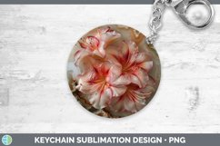Gorgeous3D Agate Flowers Keychain design.
