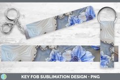 Gorgeous3D Agate Flowers Key Fob design.