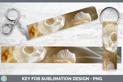 Gorgeous3D Agate Flowers Key Fob design.