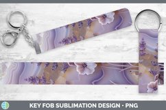 Gorgeous3D Agate Flowers Key Fob design.