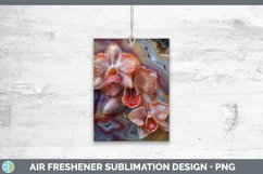 Gorgeous3D Agate Flowers Air Freshener design.