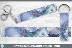 Gorgeous3D Agate Flowers Key Fob design.