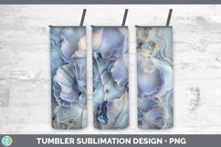 Gorgeous3D Agate Flowers Tumbler design.