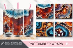3D Agate Tumbler wrap Product Image 1