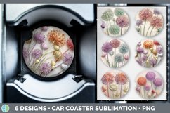 Bundle of six 3D Car Coaster designs.