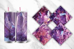 3D Amethyst Crystal Tumbler wrap Bundle Product Image 2