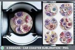 Bundle of six 3D Car Coaster designs.
