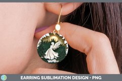 Gorgeous3D Round Earrings design.