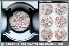 Bundle of six 3D Car Coaster designs.