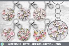Bundle of six 3D Keychain designs.