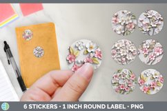 Bundle of six 3D Stickers designs.