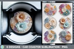 Bundle of six 3D Car Coaster designs.