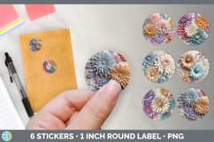 Bundle of six 3D Stickers designs.
