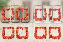 Glass Can Wraps 3D Autumn Frame Product Image 5