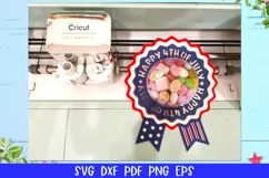 Patriotic Award Ribbon Candy Dome, 4th of July Candy Dome Product Image 14