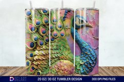 3D Baby Peacock Wall Art Tumbler Wrap Product Image 1