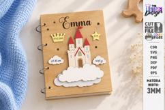 3D Baby Photo Album Cover Laser Cut Bundle | Kids Laser |CNC Product Image 9