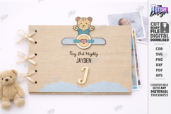 Baby Photo Album Laser Cut | Memory Books SVG | Kids Laser Product Image 1