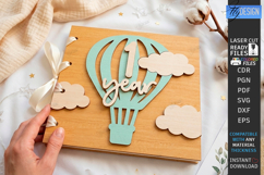 3D Baby Photo Album Laser Cut | Layered Memory Book Cover Product Image 1