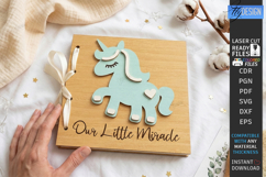 3D Baby Photo Album Laser Cut | Layered Memory Book Cover Product Image 1