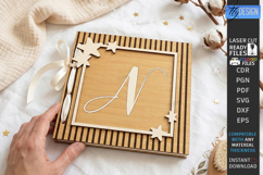 3D Baby Photo Album Laser Cut | Layered Memory Book Cover Product Image 1