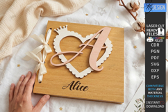 3D Baby Photo Album Laser Cut | Layered Memory Book Cover Product Image 1