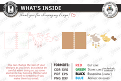 3D Baby Photo Album Laser Cut | Book Cover | Keepsake Album Product Image 2