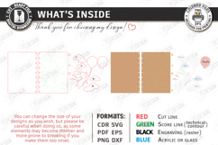 3D Baby Photo Album Laser Cut Bundle | Book Cover | Keepsake Product Image 16