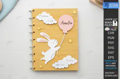 3D Baby Photo Album Laser Cut | Book Cover | Keepsake Album Product Image 1