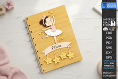 3D Baby Photo Album Laser Cut | Book Cover | Keepsake Album Product Image 1