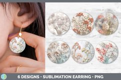 Bundle of six 3D Round Earrings designs.