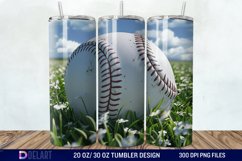 3D Baseball Tumbler Wrap Product Image 1
