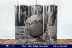 3D Baseball Tumbler Wrap Product Image 1