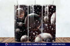 3D Baseball Tumbler Wrap Product Image 1