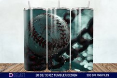 3D Baseball Tumbler Wrap Product Image 1