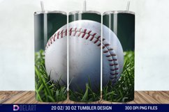 3D Baseball Tumbler Wrap Product Image 1