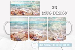 Summer Mug Sublimation I 3D Mug Wrap Product Image 1
