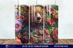 3D Bear Mama Tumbler Wrap Product Image 1